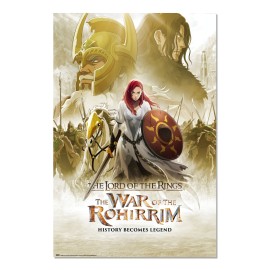 POSTER IL SIGNORE DEGLI ANELLI LA GUERRA DEI ROHIRRIM