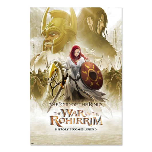 POSTER IL SIGNORE DEGLI ANELLI LA GUERRA DEI ROHIRRIM