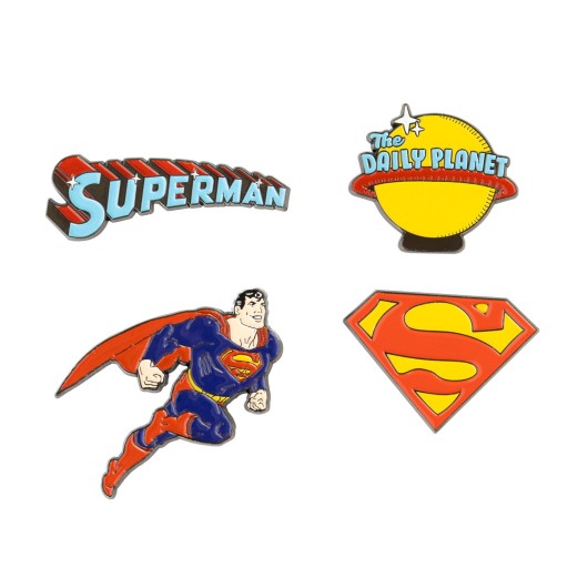 SET DI 4 SPILLETTE DC COMICS SUPERMAN