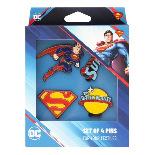 SET DI 4 SPILLETTE DC COMICS SUPERMAN