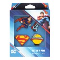 SET DI 4 SPILLETTE DC COMICS SUPERMAN