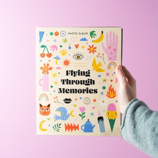 ALBUM FOTO SOFT 96 TASCHE 13X20CM FLYING MEMORIES