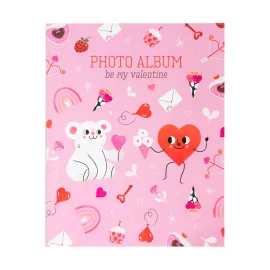 ALBUM FOTO SOFT 96 TASCHE 13X20CM BE MY VALENTINE