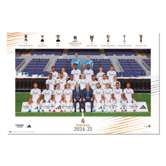 POSTER REAL MADRID 2024/2025 MODELLO