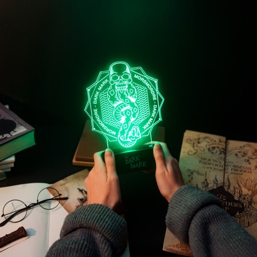 LAMPADA LED DA TAVOLO HARRY POTTER MARCHIO NERO