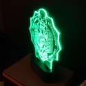 LAMPADA LED DA TAVOLO HARRY POTTER MARCHIO NERO