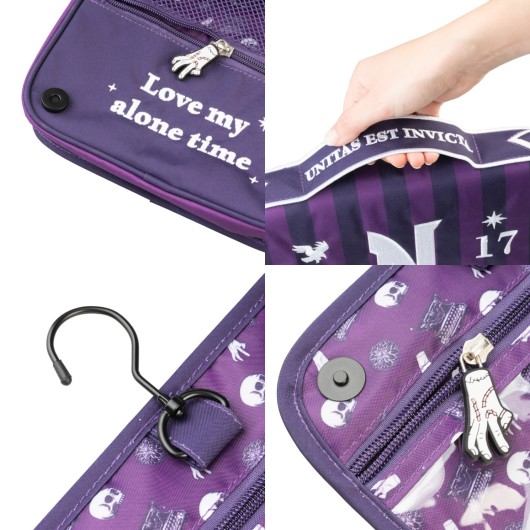 BEAUTY CASE CON GANCIO DA VIAGGIO MERCOLEDÌ ADDAMS