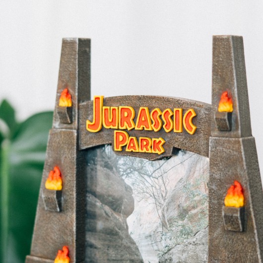 CORNICE FOTO 3D JURASSIC PARK PORTE D'ENTRATA AL PARCO