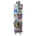 ESPOSITORE CALENDARI GIREVOLE 4 FACCE C-24  NERO 16C+8SB (SENZA MERCE)