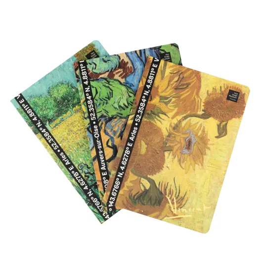 PACK 3 QUADERNI A5 VAN GOGH MUSEUM