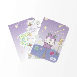 PACK 3 QUADERNI A6 BT21 THE JOURNEY MANG