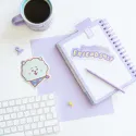 PACK 2 ADESIVI IN VINILE BT21 THE JOURNEY RJ