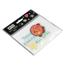 PACK 2 ADESIVI IN VINILE BT21 THE JOURNEY SHOOKY 2