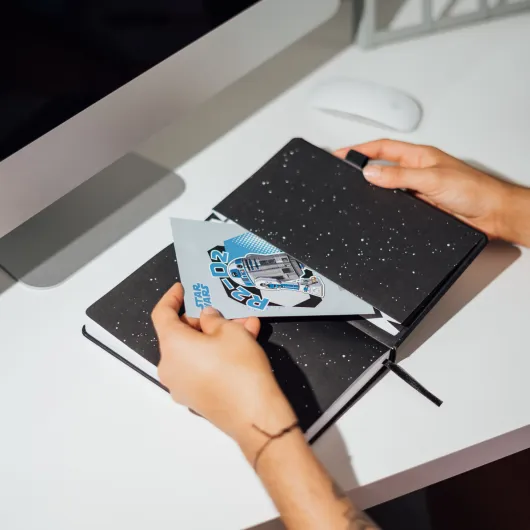 QUADERNO PREMIUM A5 CON PENNA SPADA LASER STAR WARS DARTH VADER