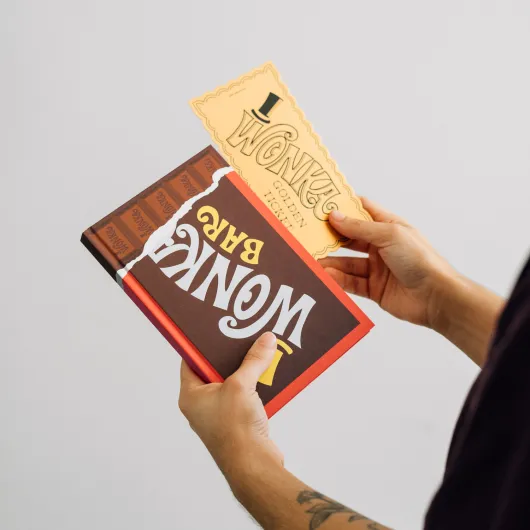 QUADERNO PREMIUM A5 WILLY WONKA - BARRETTA DI CIOCCOLATA
