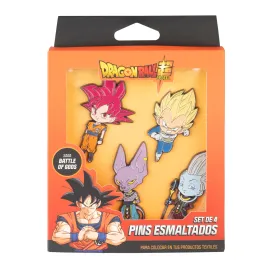 SET DI 4 SPILLETTE DRAGON BALL SUPER SAGA BATTLE OF GODS 2