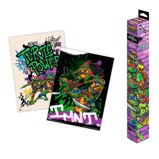 SET MINIPOSTER TARTARUGHE NINJA