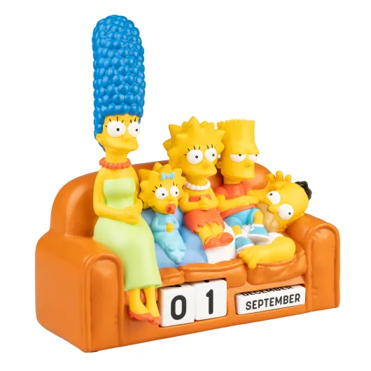 CALENDARIO PERPETUO 3D THE SIMPSONS FAMIGLIA