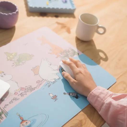 TAPPETINO MOUSE IN PELLE VEGANA MOOMIN