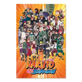 POSTER NARUTO SHIPPUDEN PERSONAGGI