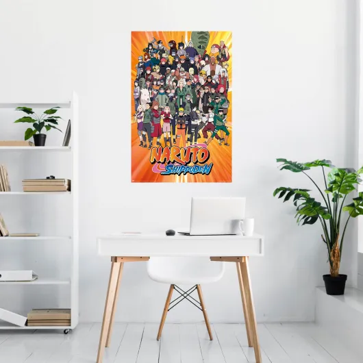 POSTER NARUTO SHIPPUDEN PERSONAGGI