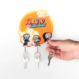 COLGADOR DE LLAVES CON LLAVERO NARUTO SHIPPUDEN 2