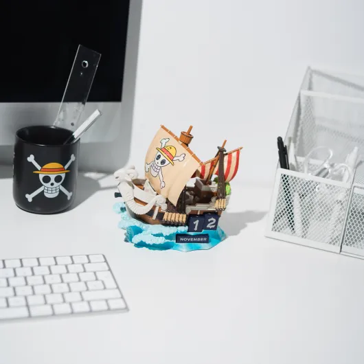 CALENDARIO PERPETUO 3D ONE PIECE NETFLIX GOING MERRY