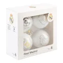 SET DI 4 PALLINE DI NATALE REAL MADRID