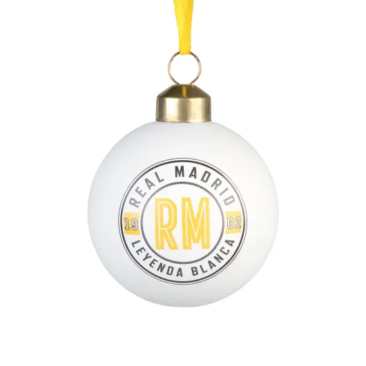 SET DE 4 BOLAS DE NAVIDAD REAL MADRID