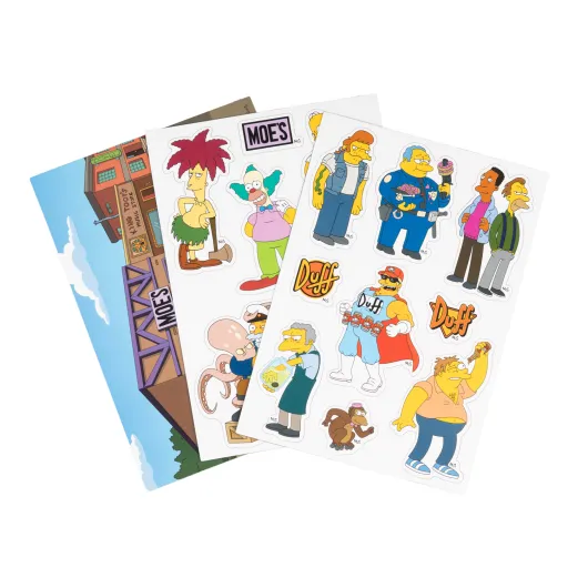 SET DI CALAMTITE FUSTELLATE THE SIMPSONS CITTADINI