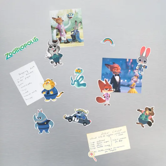 SET DI CALAMITE STAMPATE DISNEY ZOOTROPOLIS 2