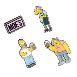 SET DI 4 SPILLETTE THE SIMPSONS TAVERNA DE BOE