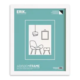 CORNICE 40X50 CM MDF BIANCO