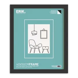 CORNICE 40X50 CM MDF NERO