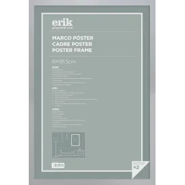 CORNICE POSTER 61X91,5 CM MDF ARGENTO