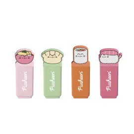 SET DI 4 EVIDENZIATORI CON TOPPER PUSHEEN SUSHI ROLL