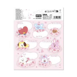 ETICHETTE ADESIVE PREMIUM BT21 2