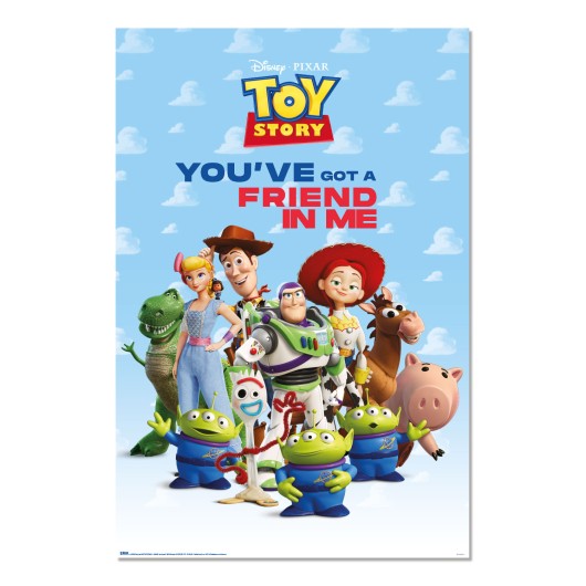 POSTER DISNEY PIXAR TOY STORY 30° ANNIVERSARIO