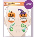 MASCARA DE PEGATINAS HALLOWEEN CALABAZAS Y POCIMAS