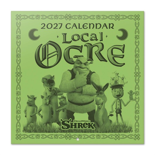 CALENDARIO 2027 30X30 SHREK
