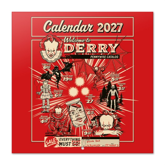 CALENDARIO 2027 30×30 CLASSICI DEL TERRORE