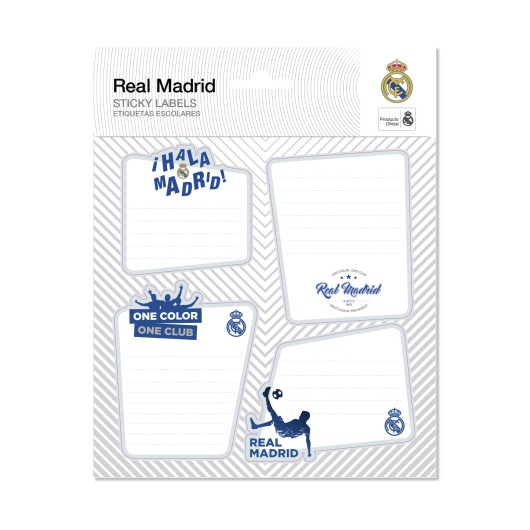 ETICHETTE ADESIVE PREMIUM REAL MADRID
