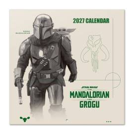 CALENDARIO 2027 30×30 STAR WARS THE MANDALORIAN E GROGU