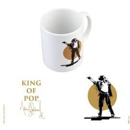 TAZZA MICHAEL JACKSON KING OF POP BIANCA
