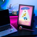 STAMPA RETROILLUMINATA INCORNICIATA THE SIMPSONS