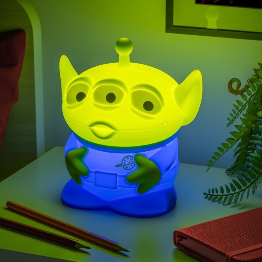 LAMPADA SQUISHY RICARICABILE IN SILICONE TOY STORY ALIEN
