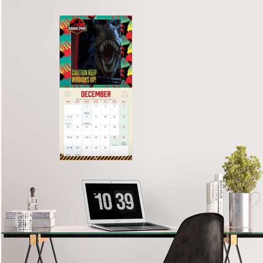 CALENDARIO 2027 30X30 JURASSIC PARK