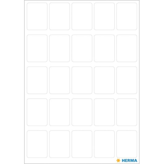 STICKERS VARI 15X20MM BIANCHI