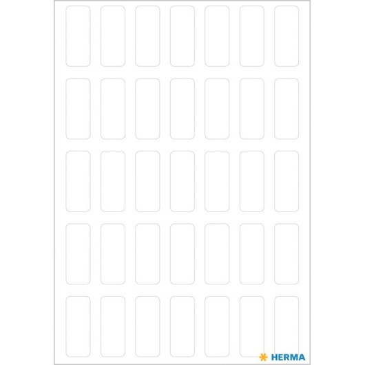 STICKERS VARI 8X20MM BIANCHI