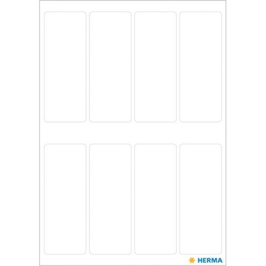 STICKERS VARI 20X50MM BIANCHI